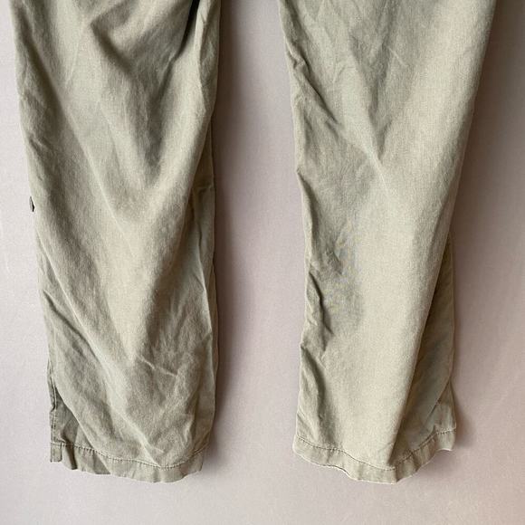 H&M sz 10 green wide‎ leg cargo pants - Picture 7 of 8